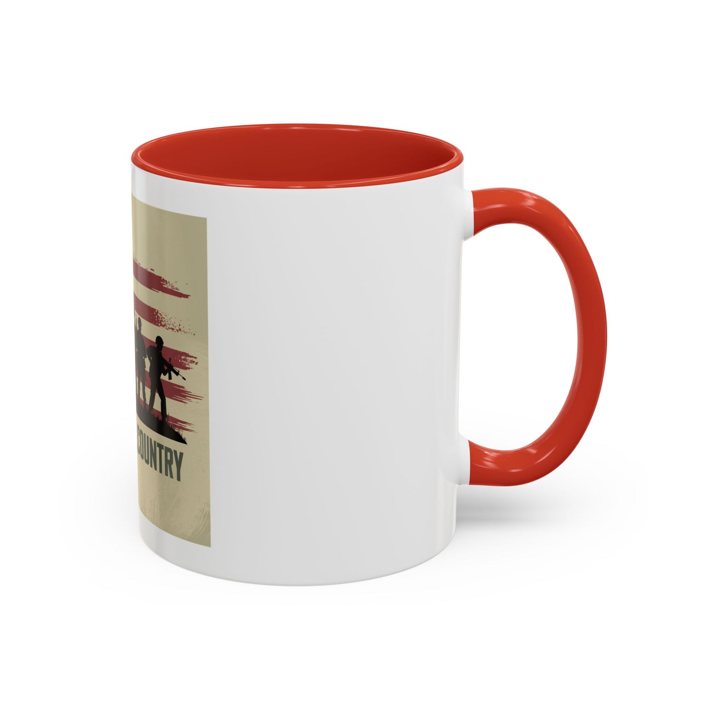 Honor Duty Country Mug - Family Gift for Military Veterans