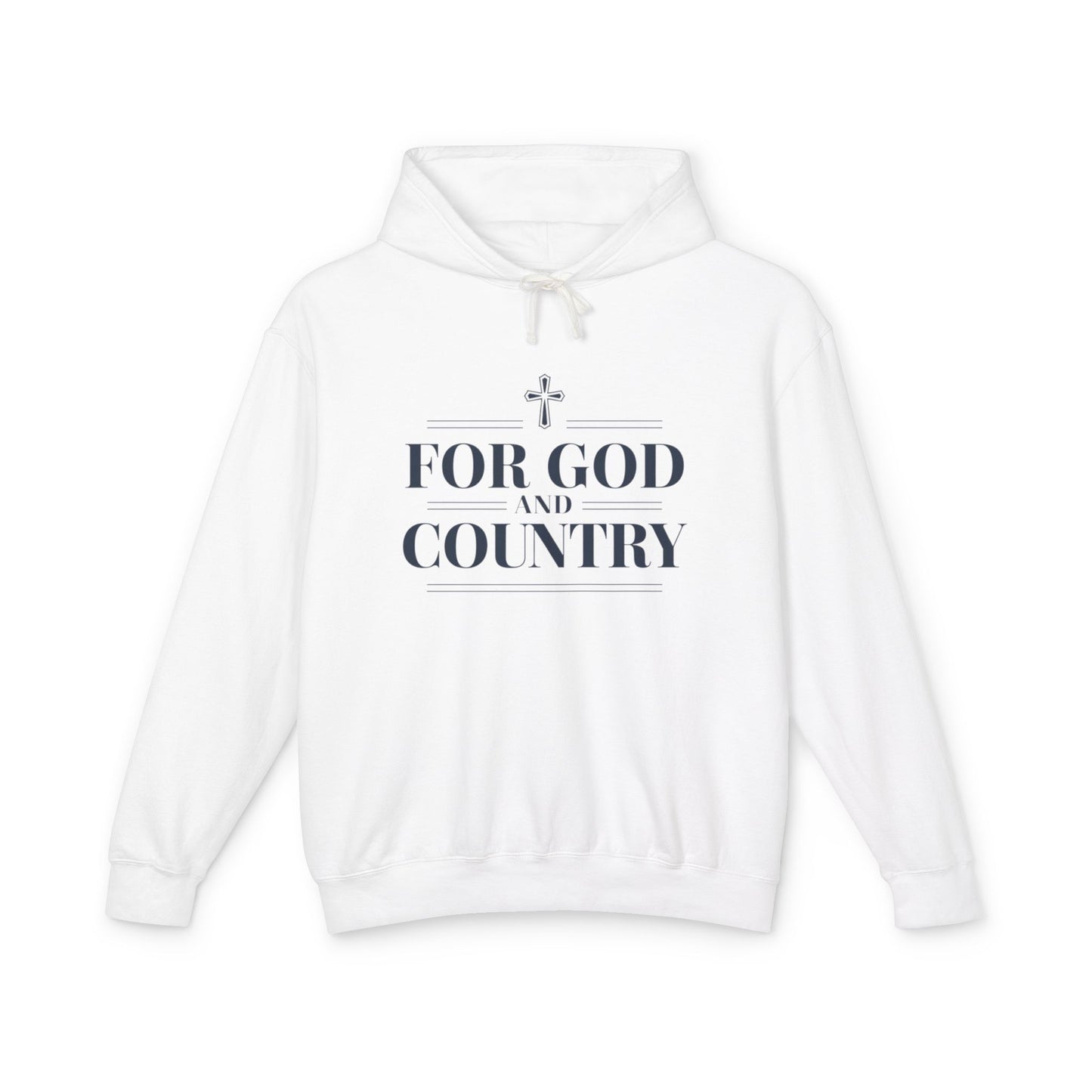 For God and Country Hoodie – Faith and Patriotism Combined