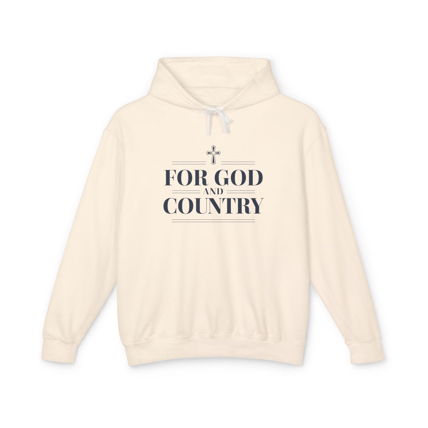 For God and Country Hoodie – Faith and Patriotism Combined