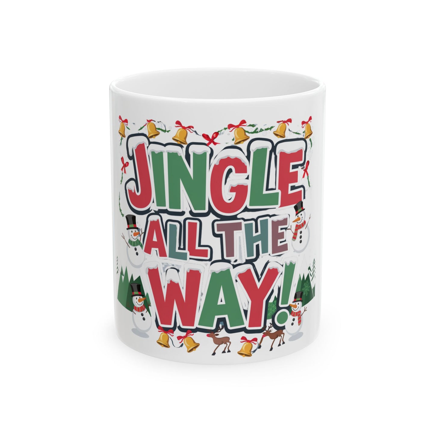 Jingle All The Way Christmas Mug – Festive Holiday Mug for Cozy Winter Sips