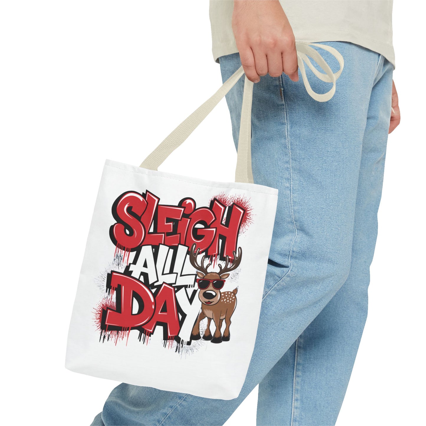 Sleigh All Day Tote Bag – Your Ultimate Holiday Companion with a Festive Edge