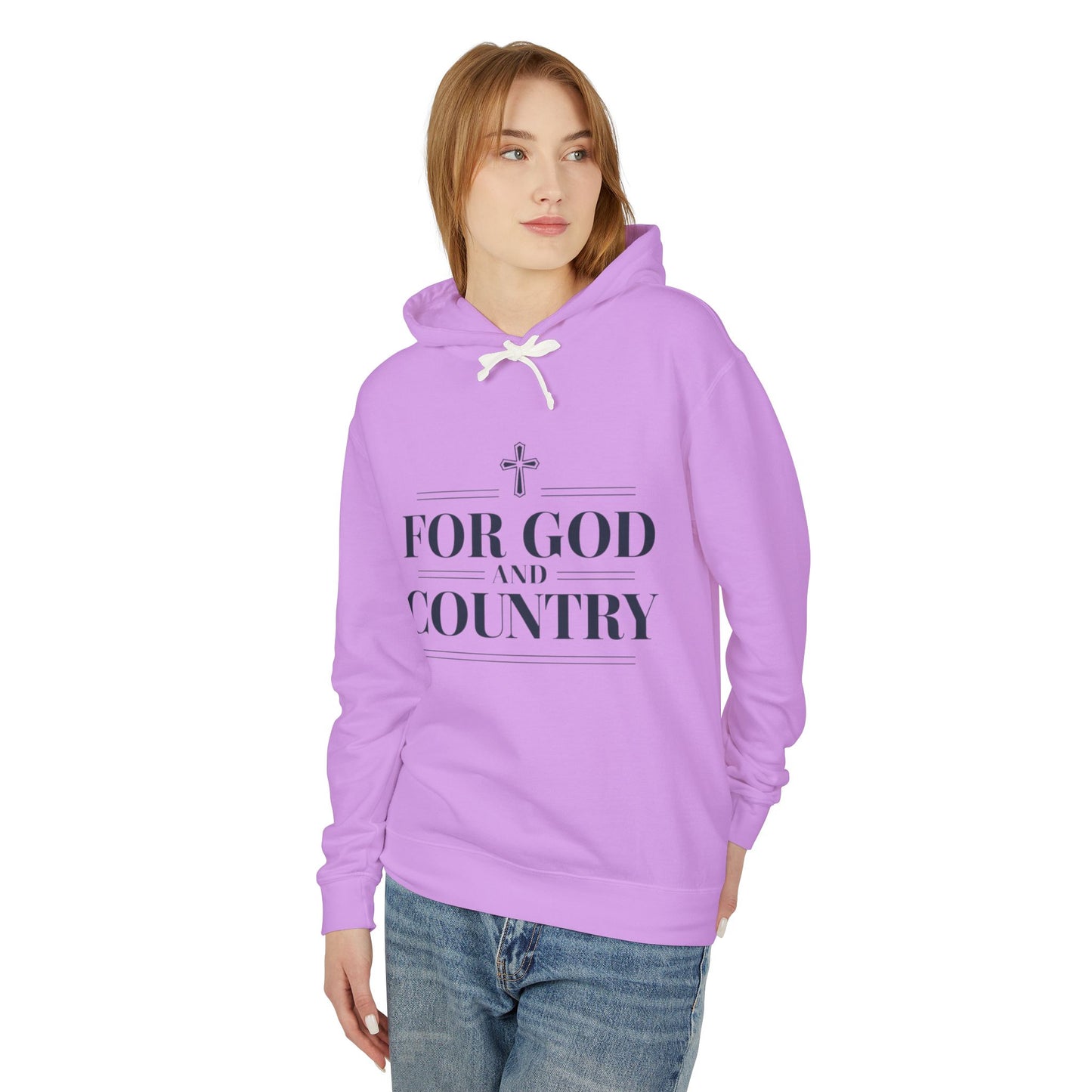 For God and Country Hoodie – Faith and Patriotism Combined