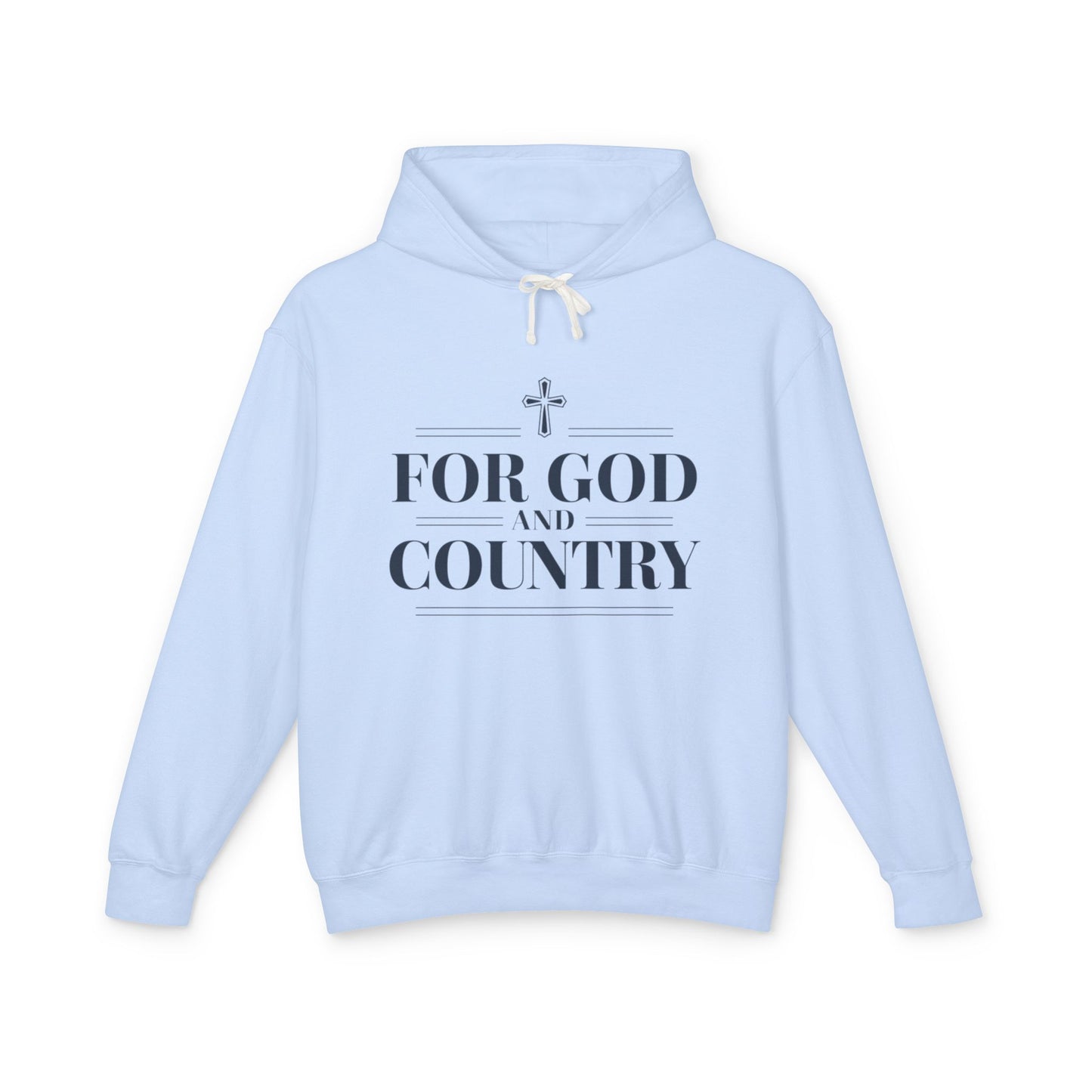 For God and Country Hoodie – Faith and Patriotism Combined