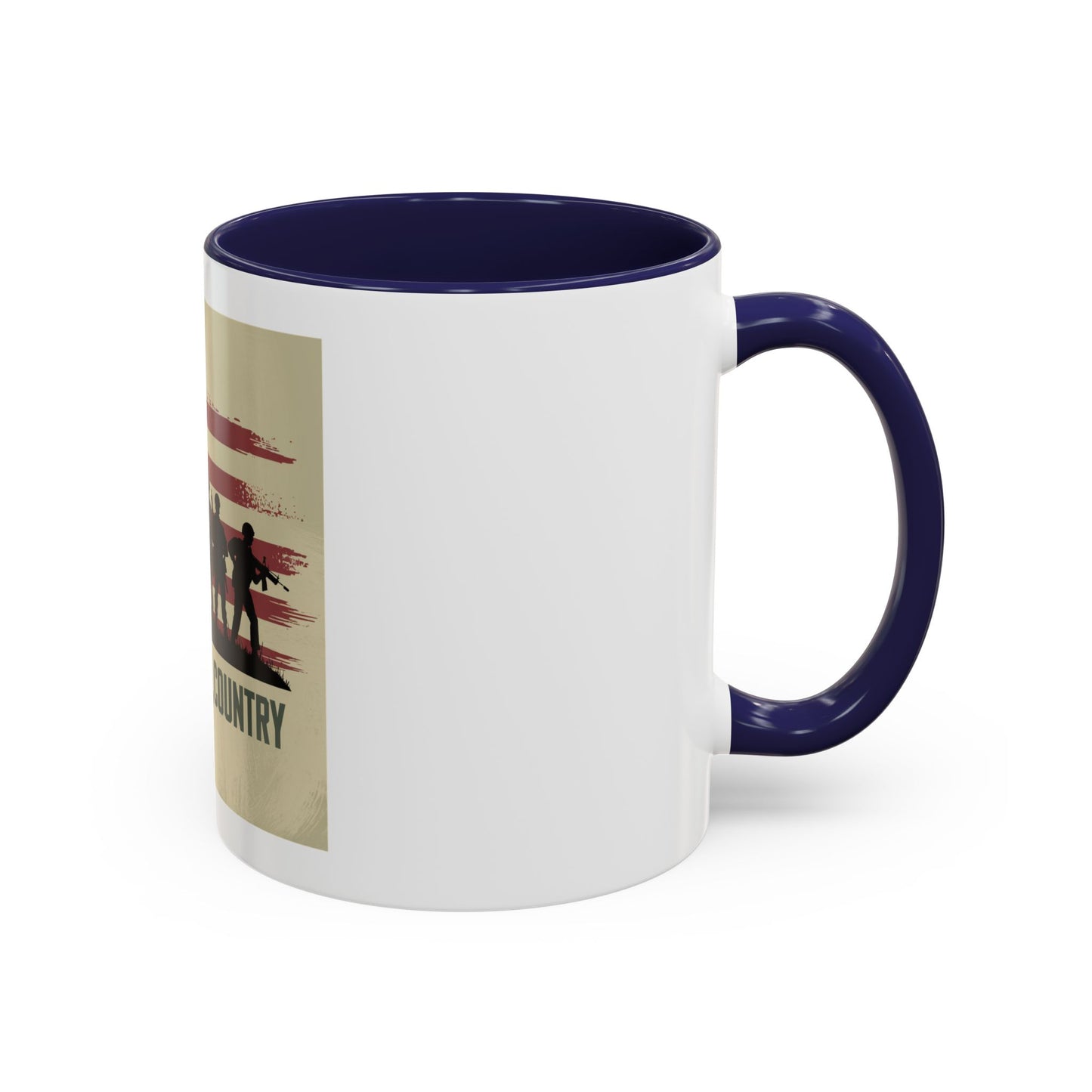 Honor Duty Country Mug - Family Gift for Military Veterans