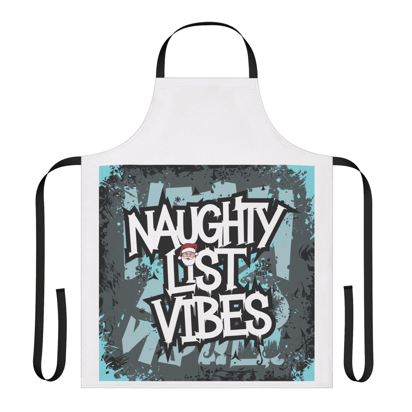 Naughty List Vibes Apron– Fun Holiday Gift for Christmas Cheer