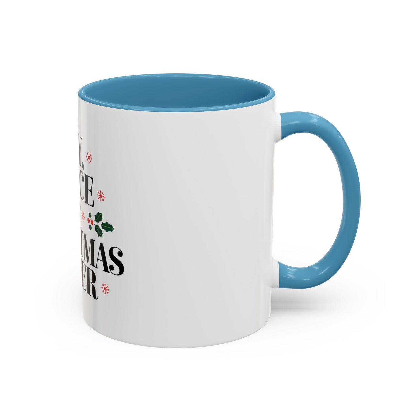 Joy, Peace, and Christmas Cheer Ceramic Mug – Festive Holiday Coffee Cup Gift