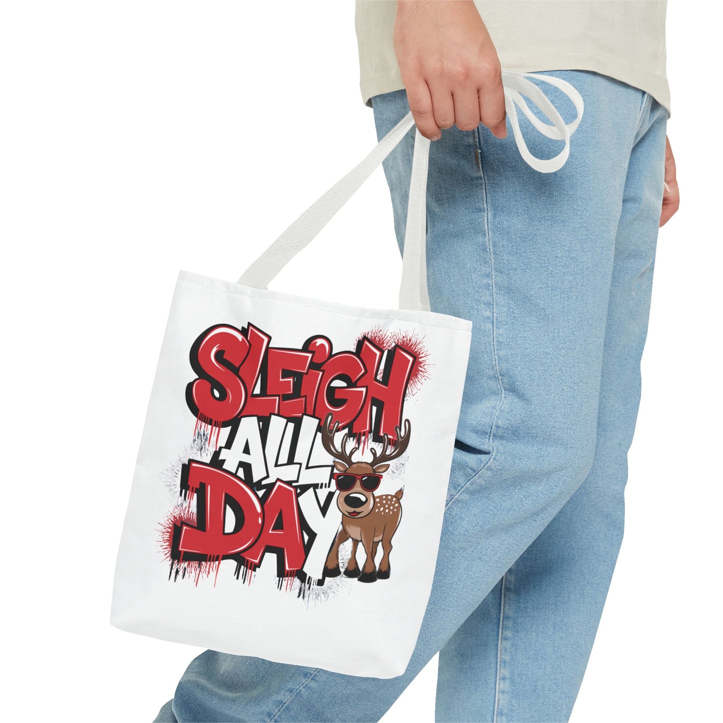 Sleigh All Day Tote Bag – Your Ultimate Holiday Companion with a Festive Edge