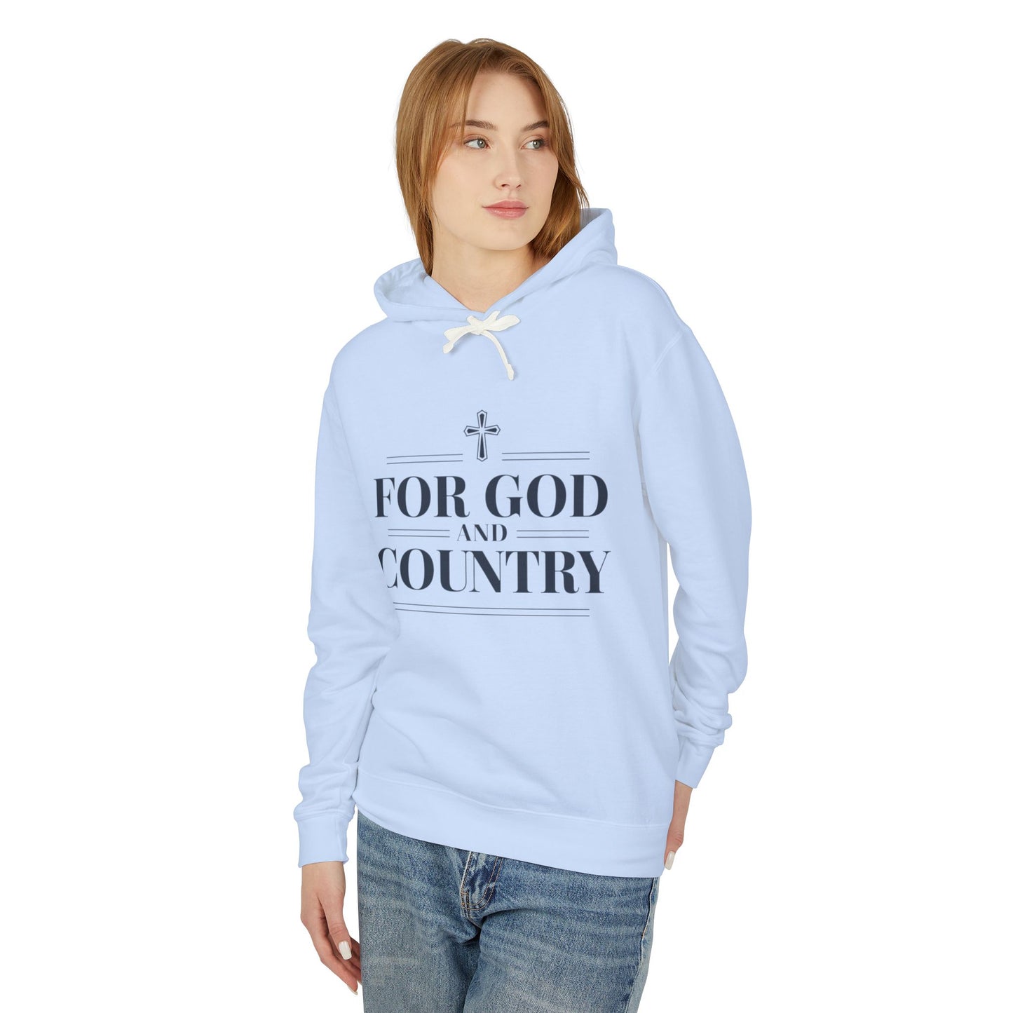 For God and Country Hoodie – Faith and Patriotism Combined