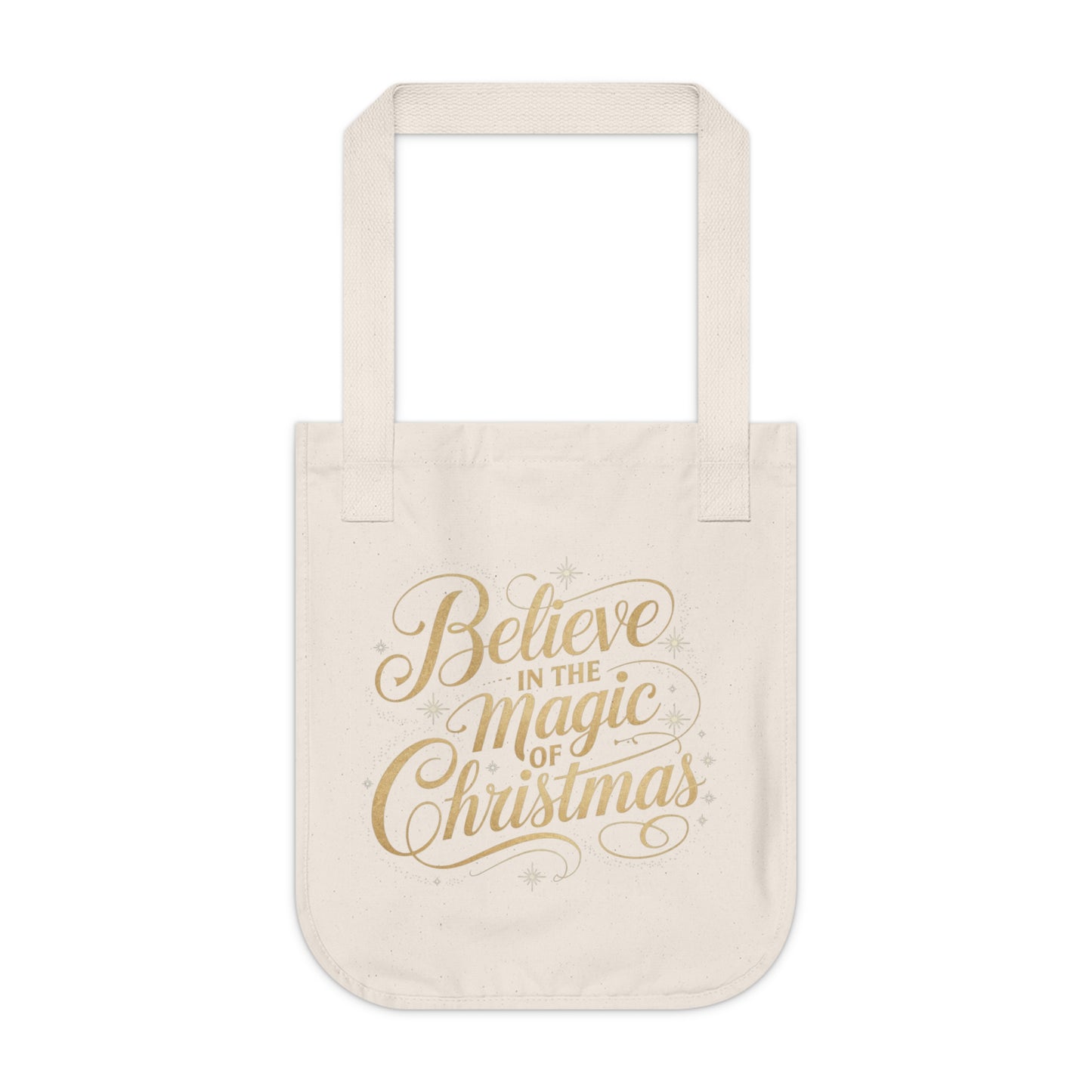 Believe in the Magic of Christmas Tote Bag | Festive Shopping Bag