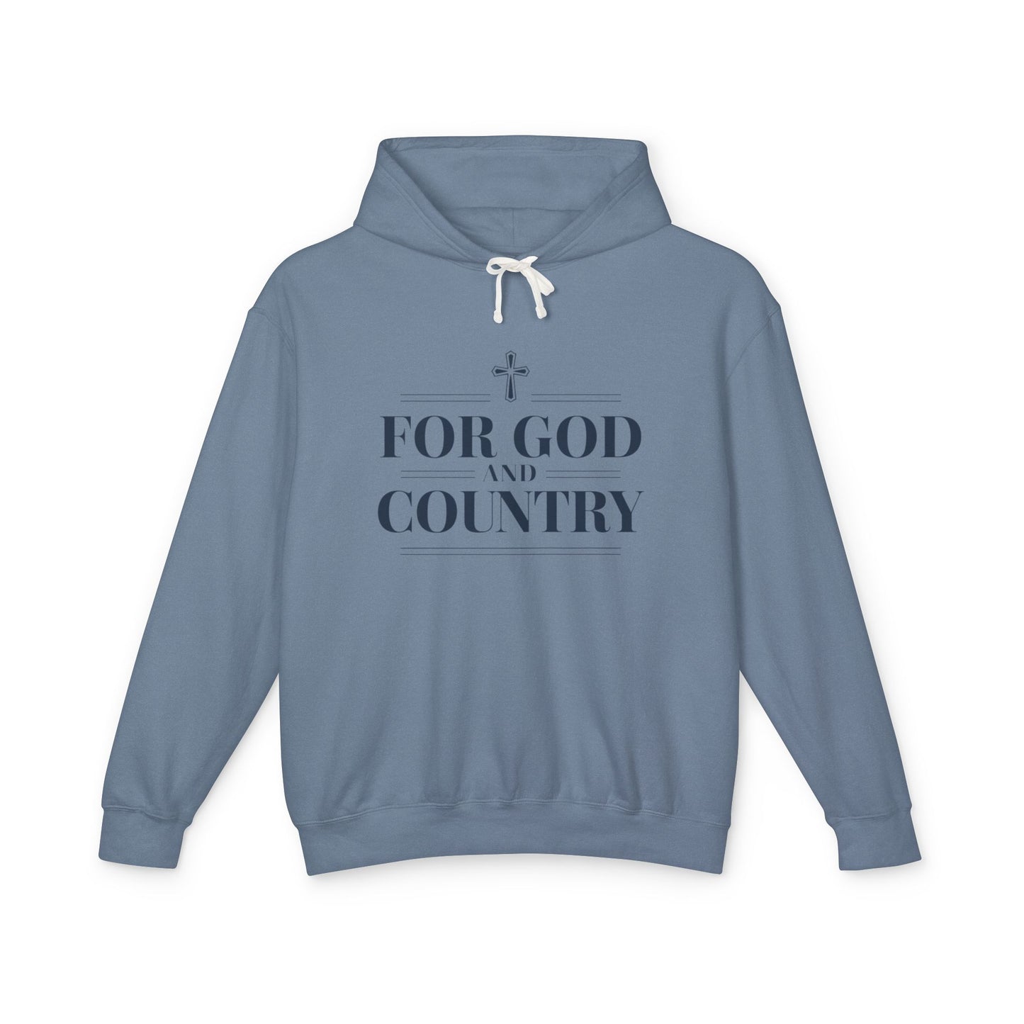 For God and Country Hoodie – Faith and Patriotism Combined