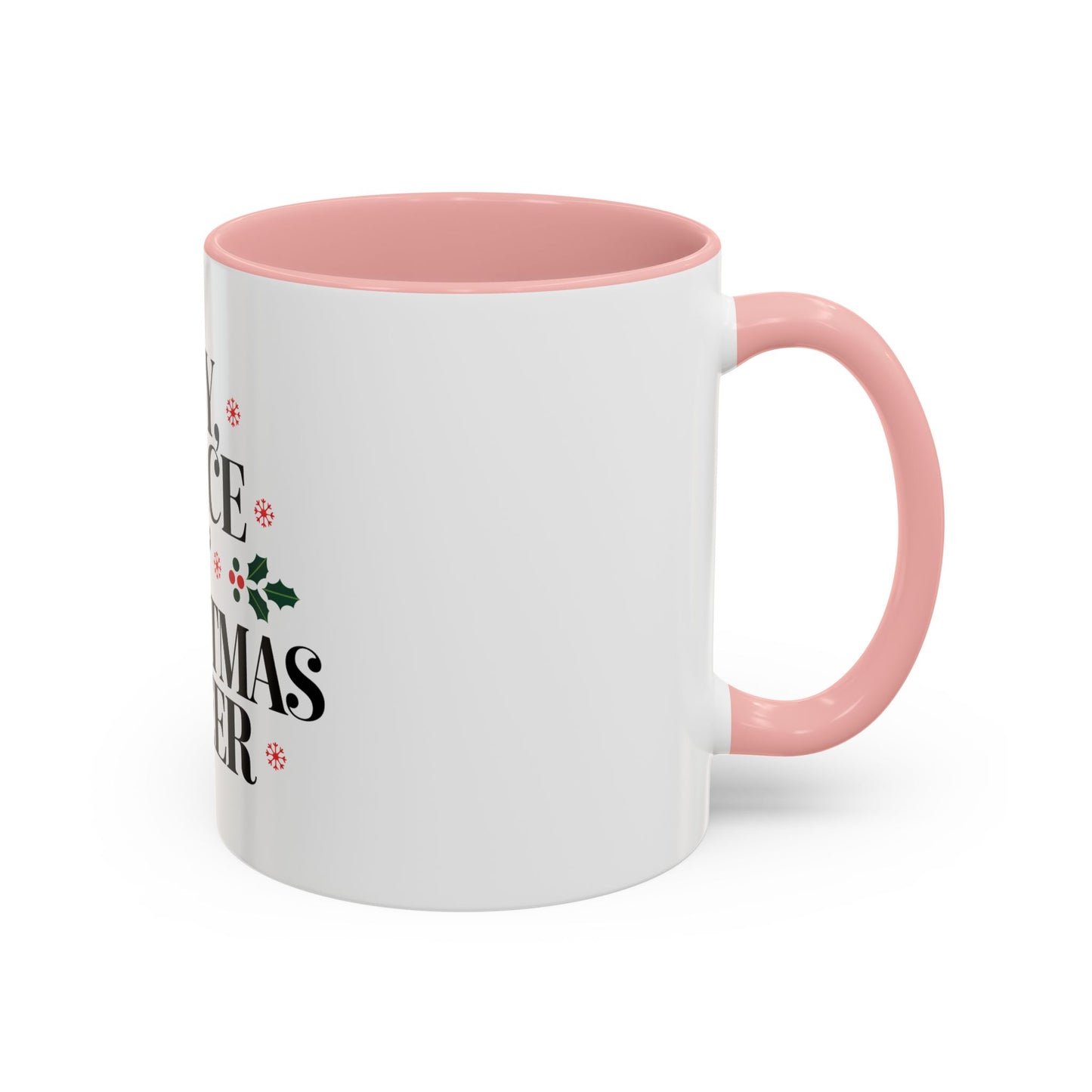 Joy, Peace, and Christmas Cheer Ceramic Mug – Festive Holiday Coffee Cup Gift