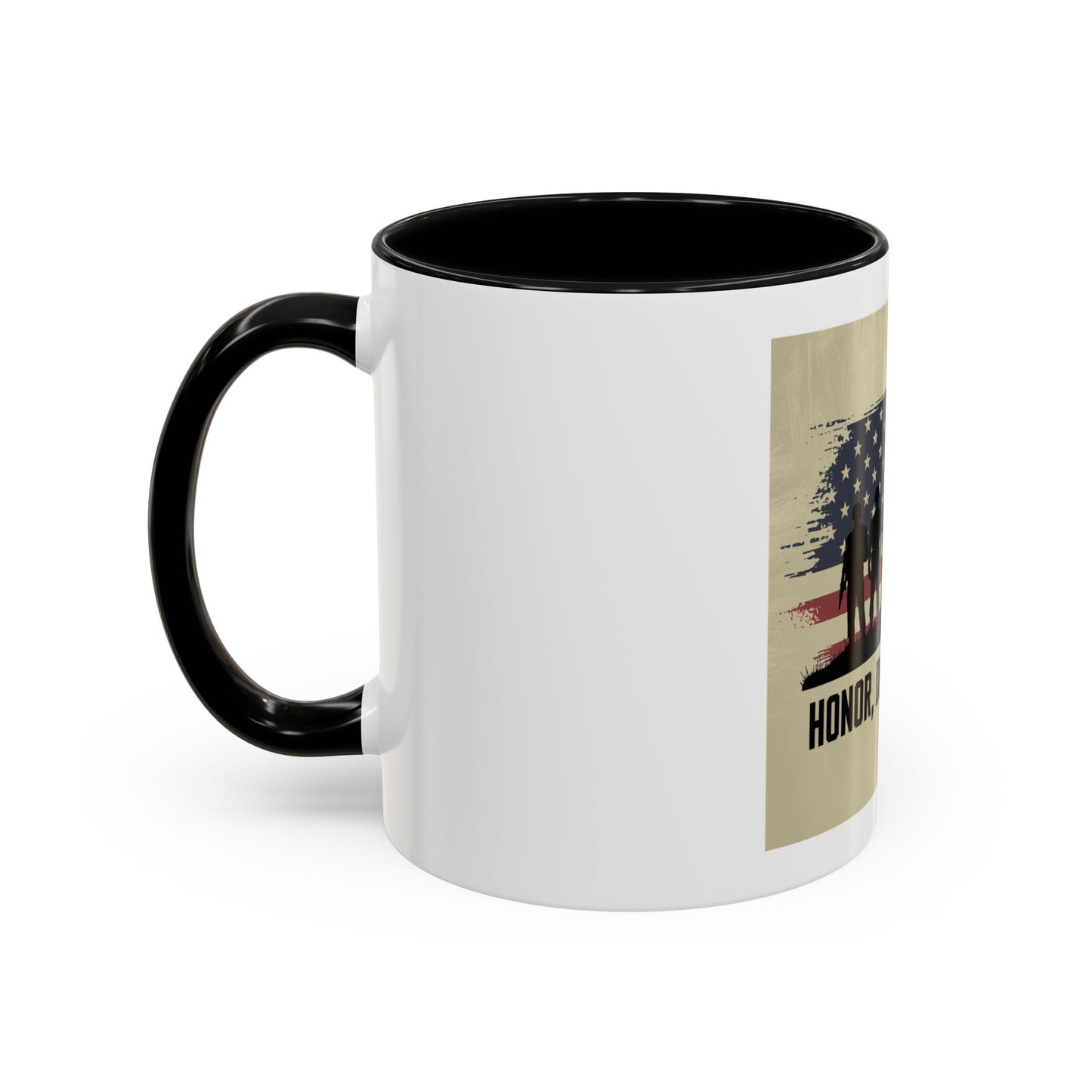 Honor Duty Country Mug - Family Gift for Military Veterans