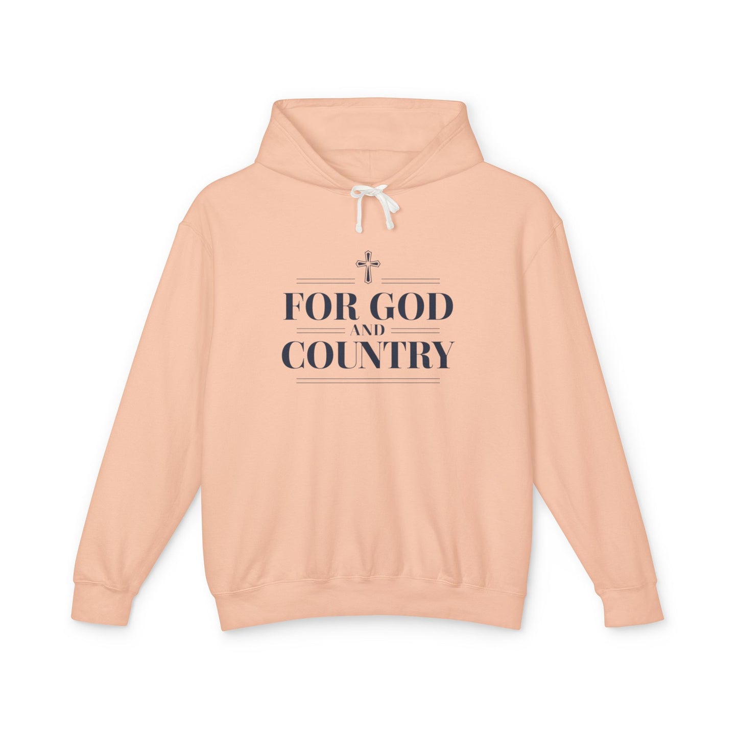 For God and Country Hoodie – Faith and Patriotism Combined