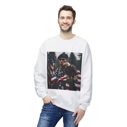 Classic Unisex American Pride Military Sweatshirt – Thoughtful Gift for Veterans