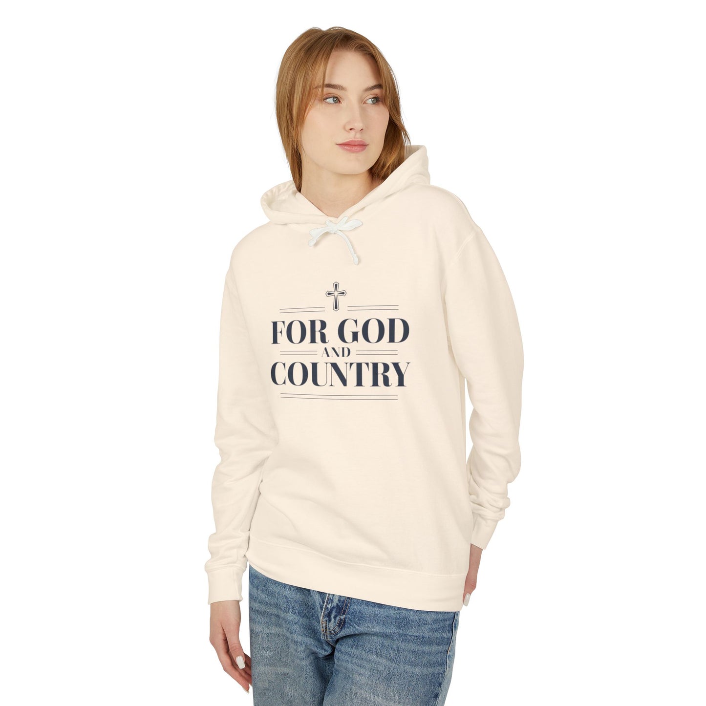 For God and Country Hoodie – Faith and Patriotism Combined