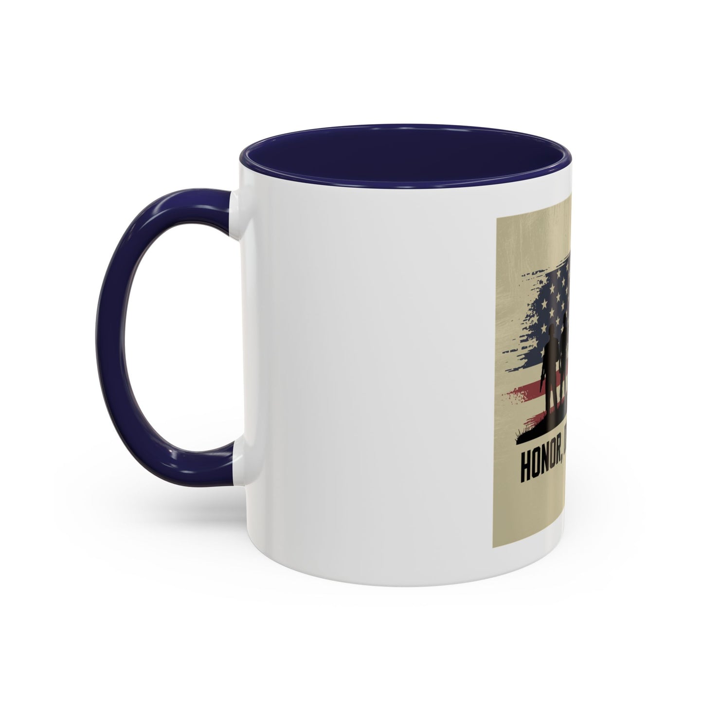 Honor Duty Country Mug - Family Gift for Military Veterans