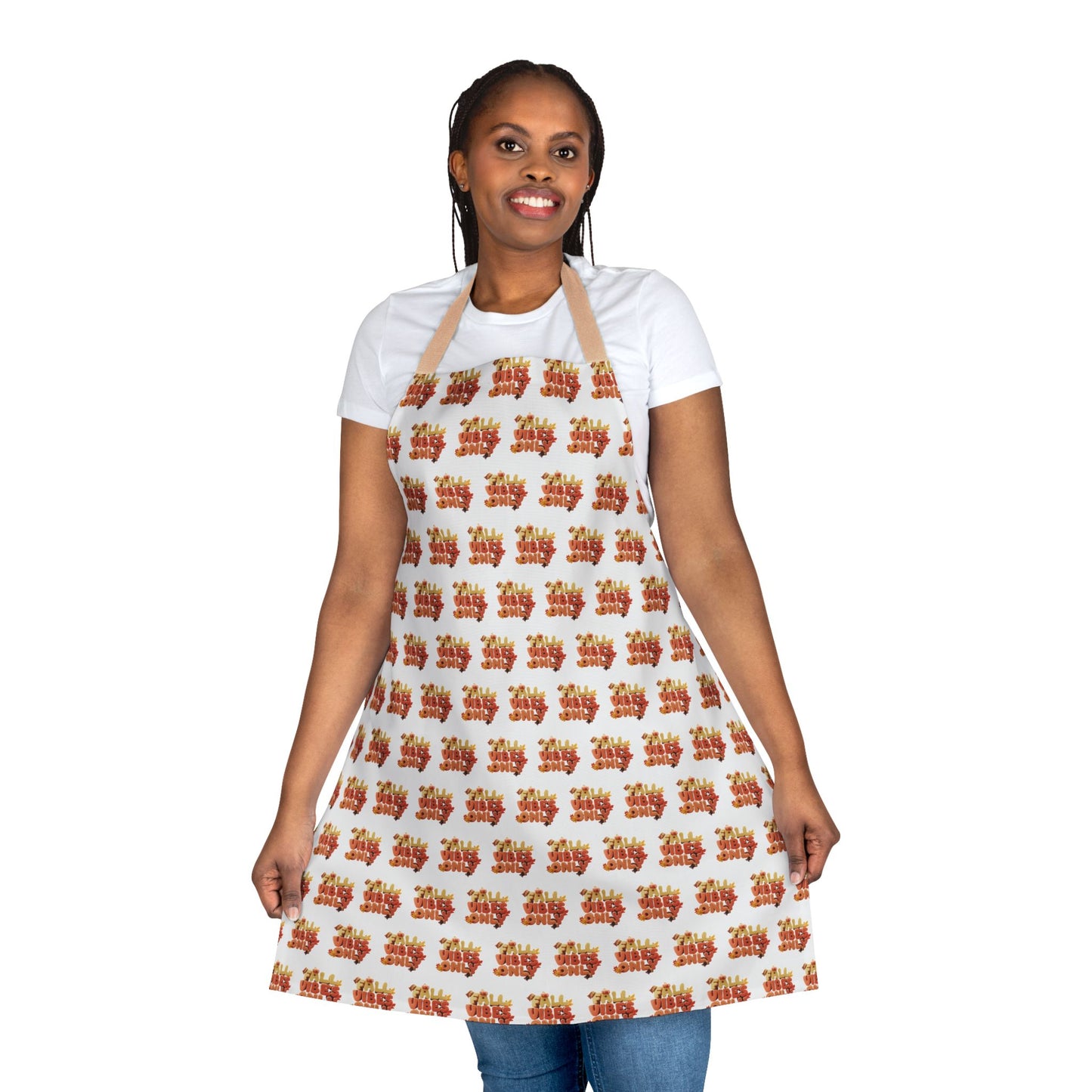 Fall Vibes Only Apron – Cozy Autumn Apron for Seasonal Cooking and Baking