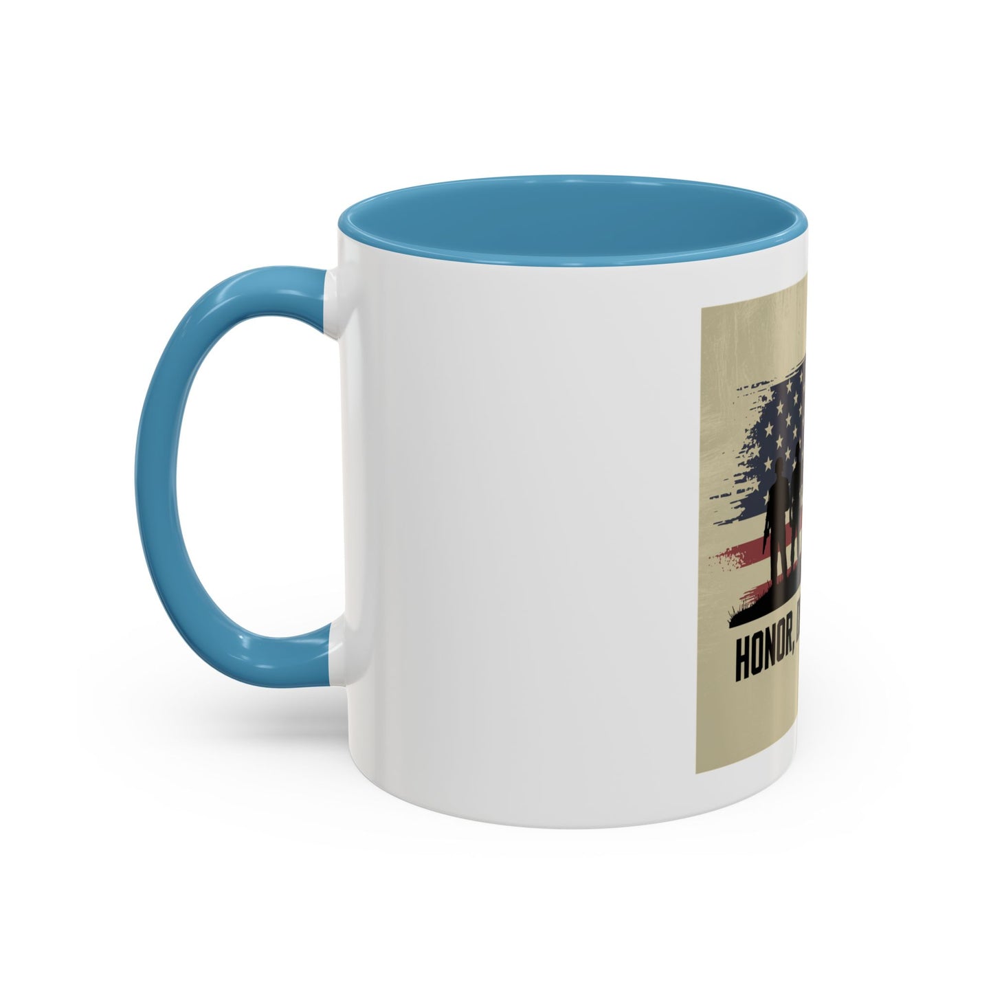 Honor Duty Country Mug - Family Gift for Military Veterans