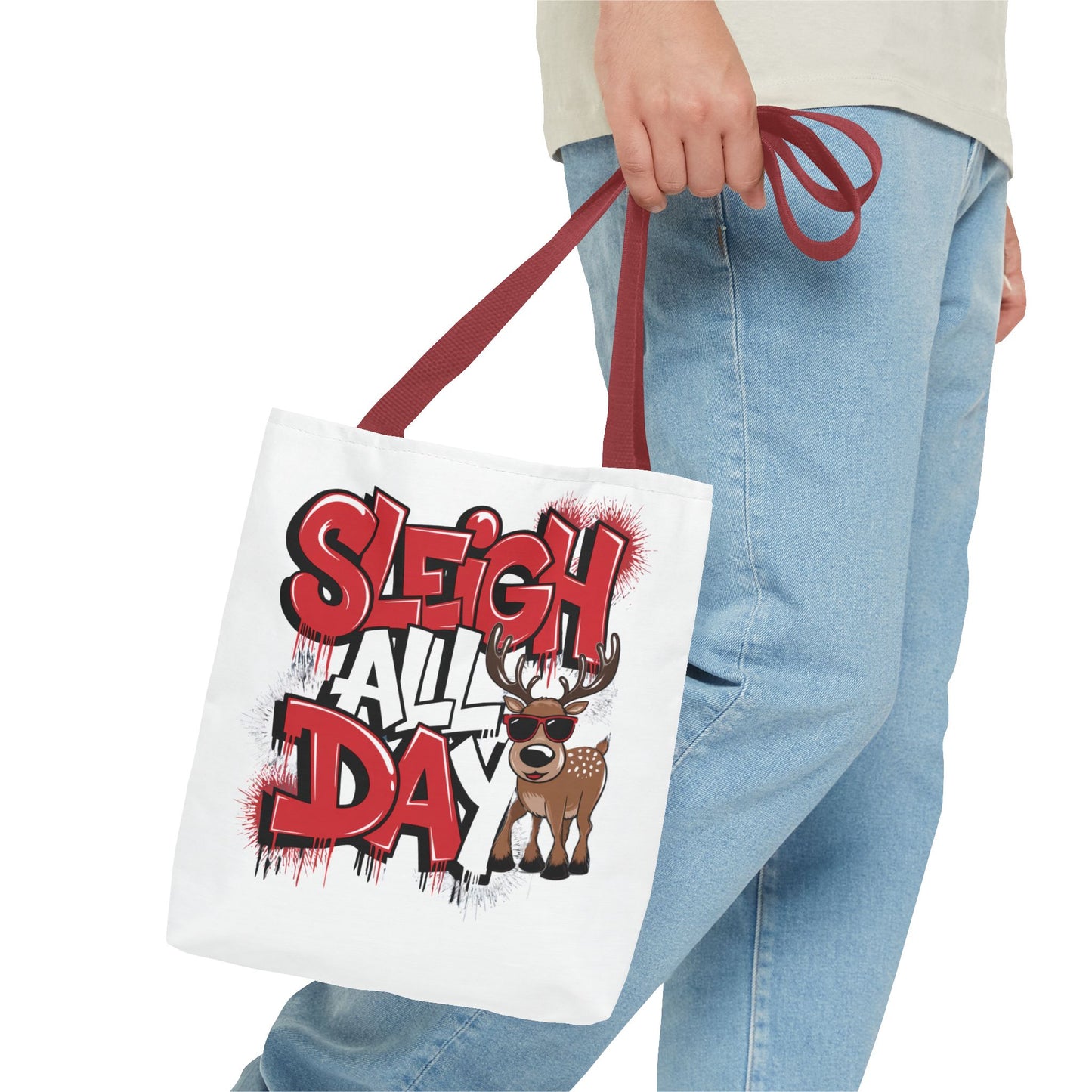 Sleigh All Day Tote Bag – Your Ultimate Holiday Companion with a Festive Edge