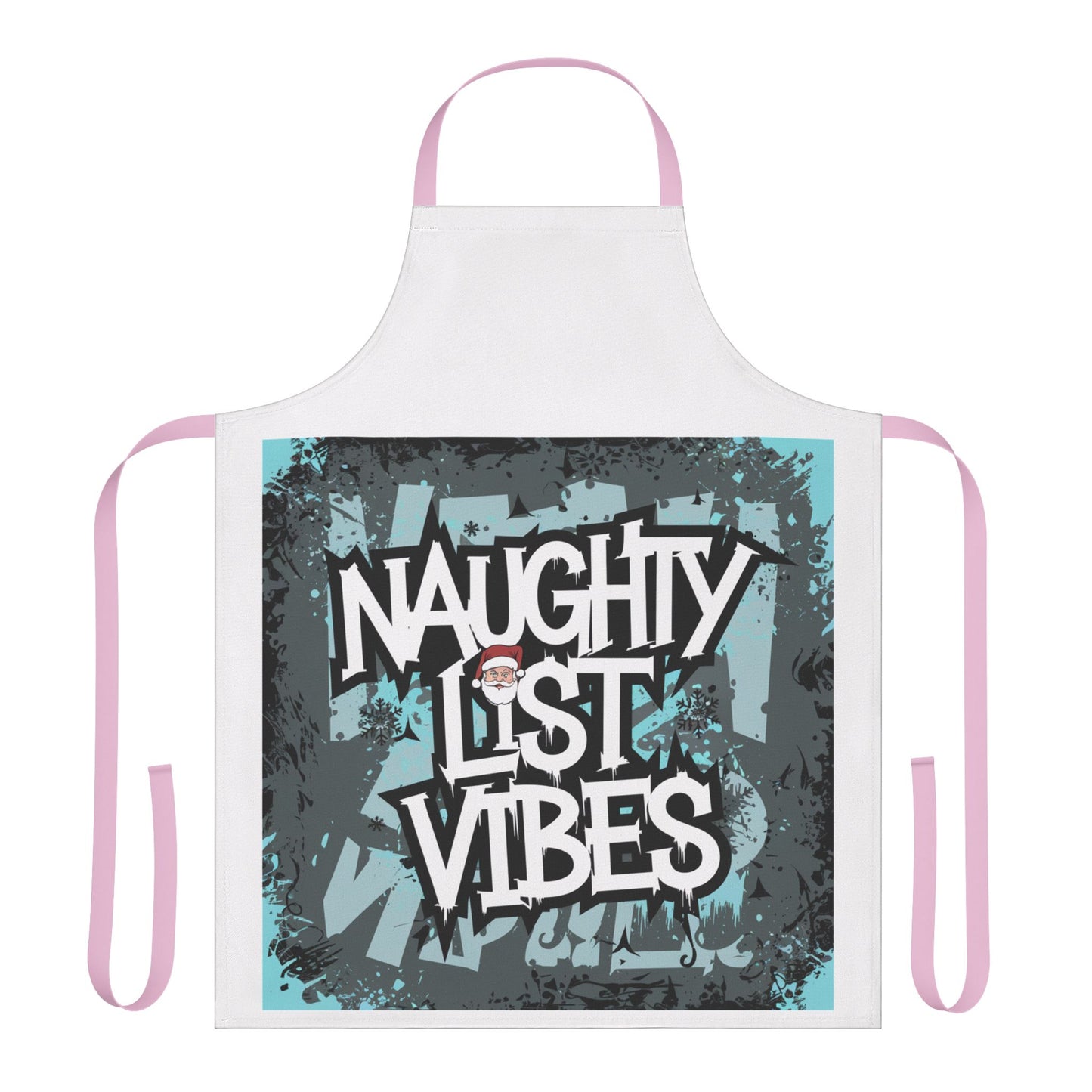 Naughty List Vibes Apron– Fun Holiday Gift for Christmas Cheer