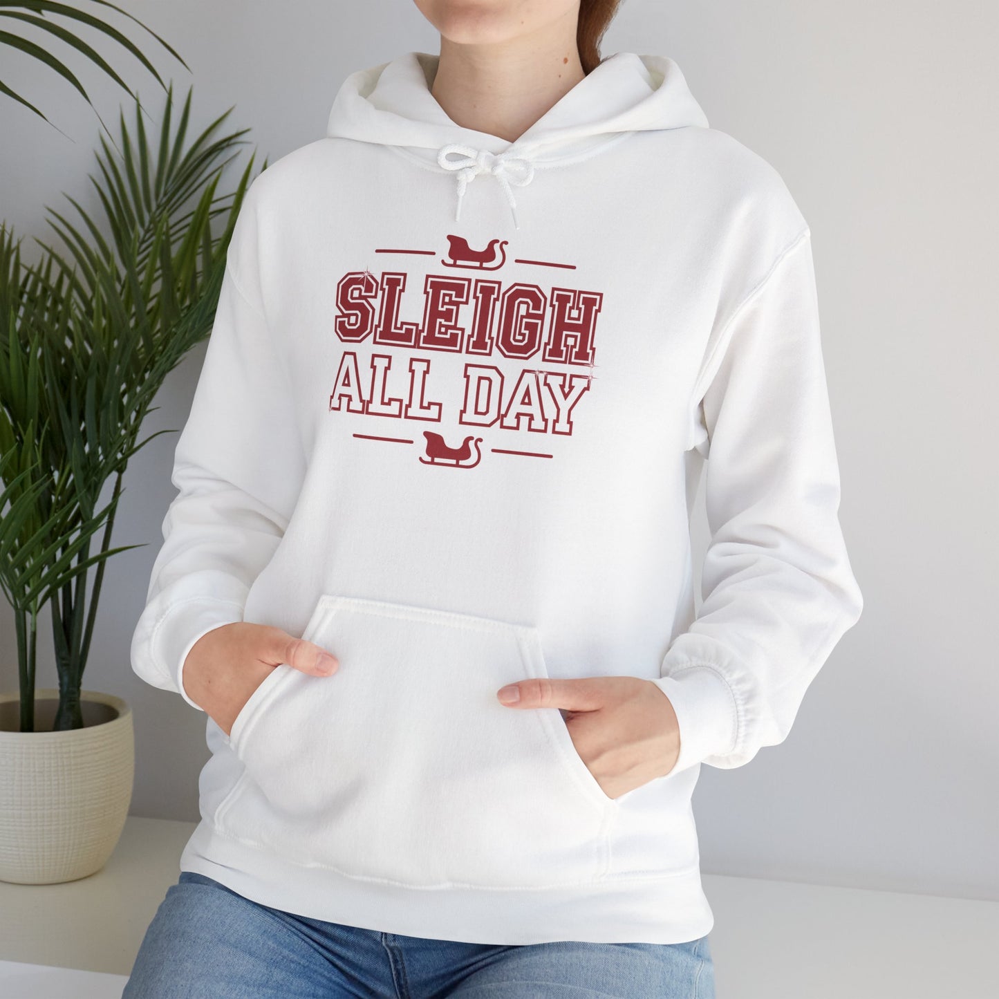 Sleigh All Day Sweatshirt – Make Every Day Merry with Festive Flair