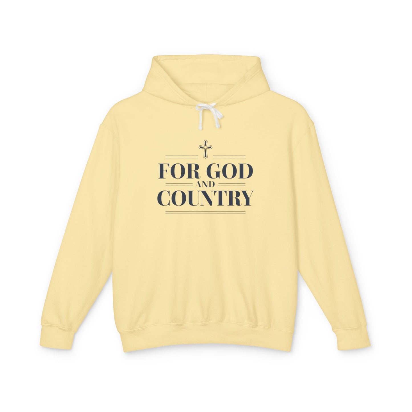 For God and Country Hoodie – Faith and Patriotism Combined