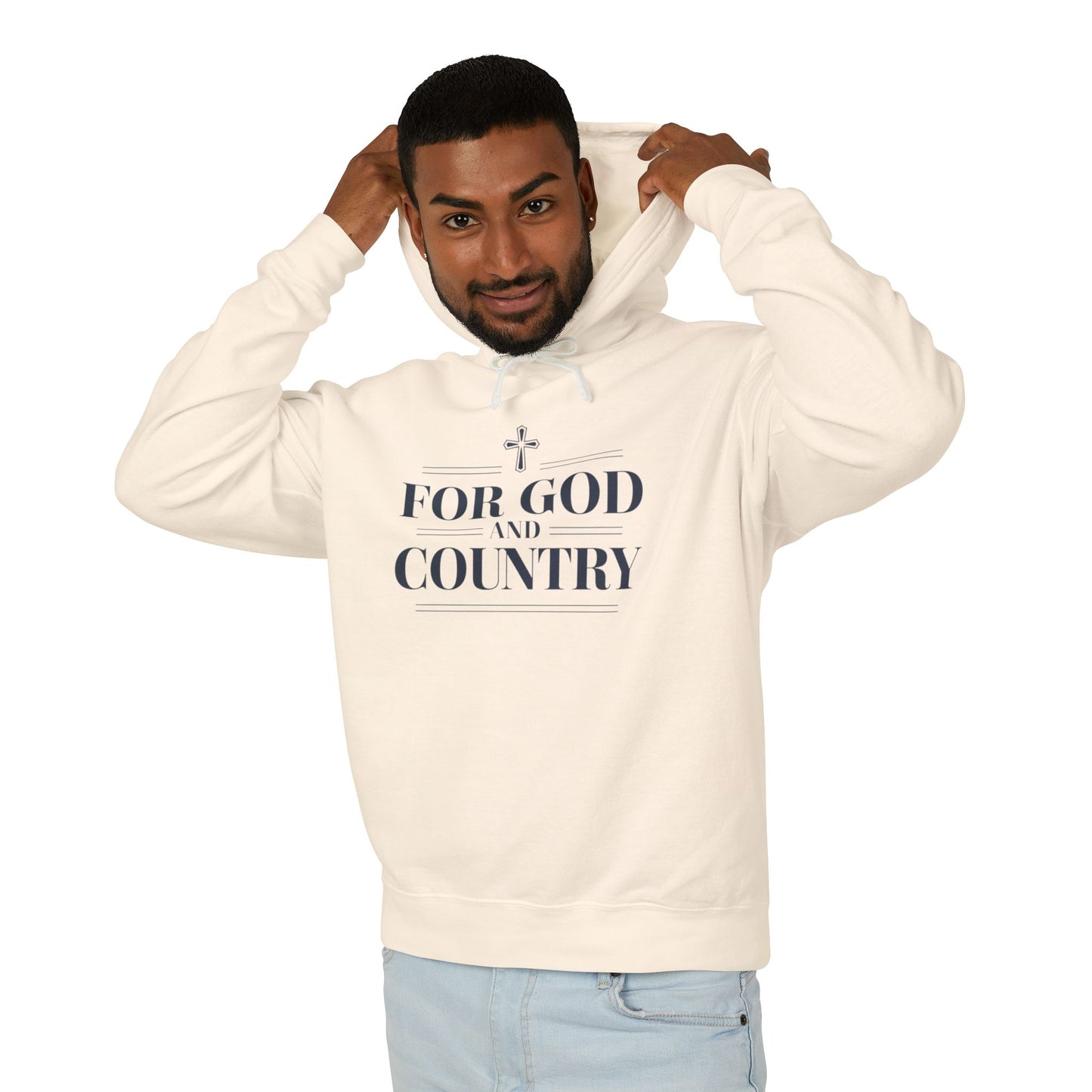 For God and Country Hoodie – Faith and Patriotism Combined