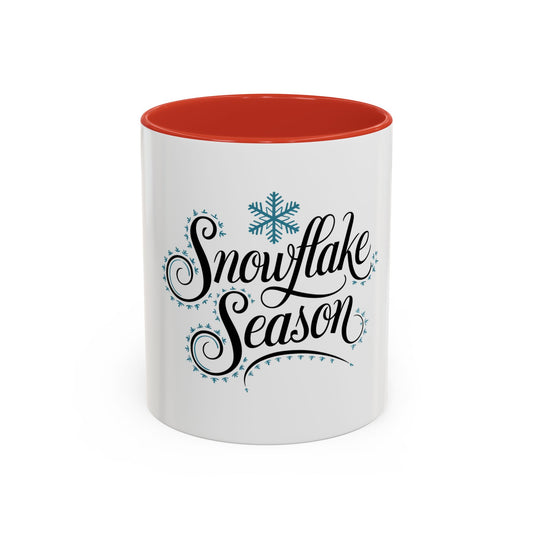 Christmas Snowflake Mug – Festive Ceramic Cup for Holiday Beverages