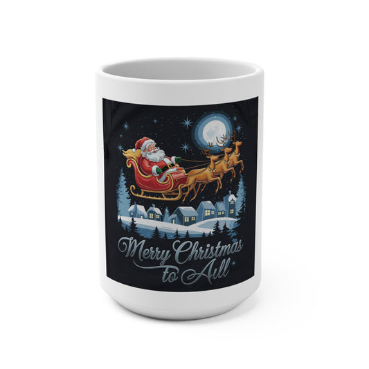 Merry Christmas to All Mug – Perfect Holiday Mug for Festive Beverages