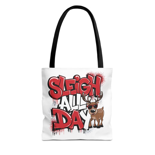 Sleigh All Day Tote Bag – Your Ultimate Holiday Companion with a Festive Edge