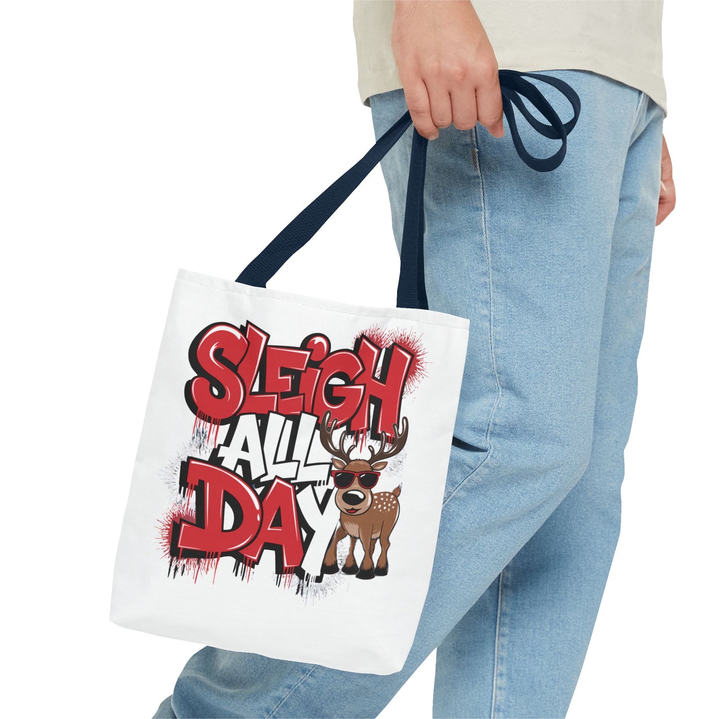 Sleigh All Day Tote Bag – Your Ultimate Holiday Companion with a Festive Edge