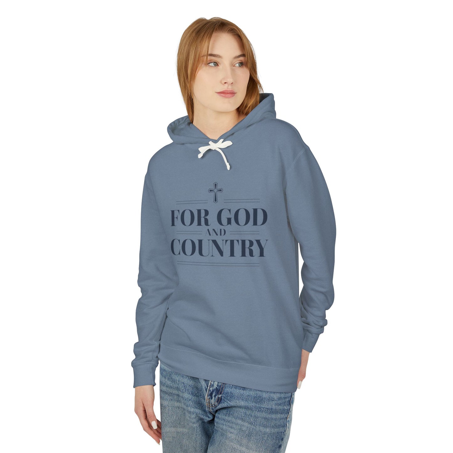 For God and Country Hoodie – Faith and Patriotism Combined